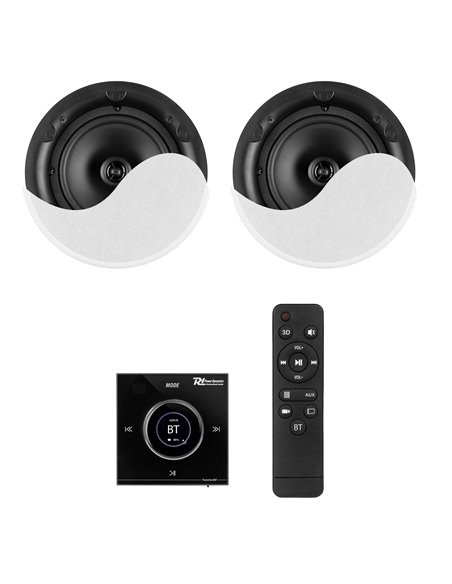 POWERLINE B50BSET CONJUNTO AMPLIFICADOR PARA EMPOTRAR EN PARED CON 2 ALTAVOCES DE TECHO