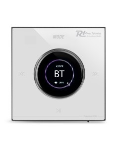 POWERLINE B100W AMPLIFICADOR EMPOTRABLE BT/LCD BLANCO