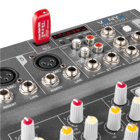 VMM-F701 MEZCLADOR DIRECTO 7 CANALES