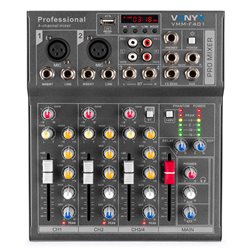 VMM-F401 MEZCLADOR DIRECTO 4 CANALES