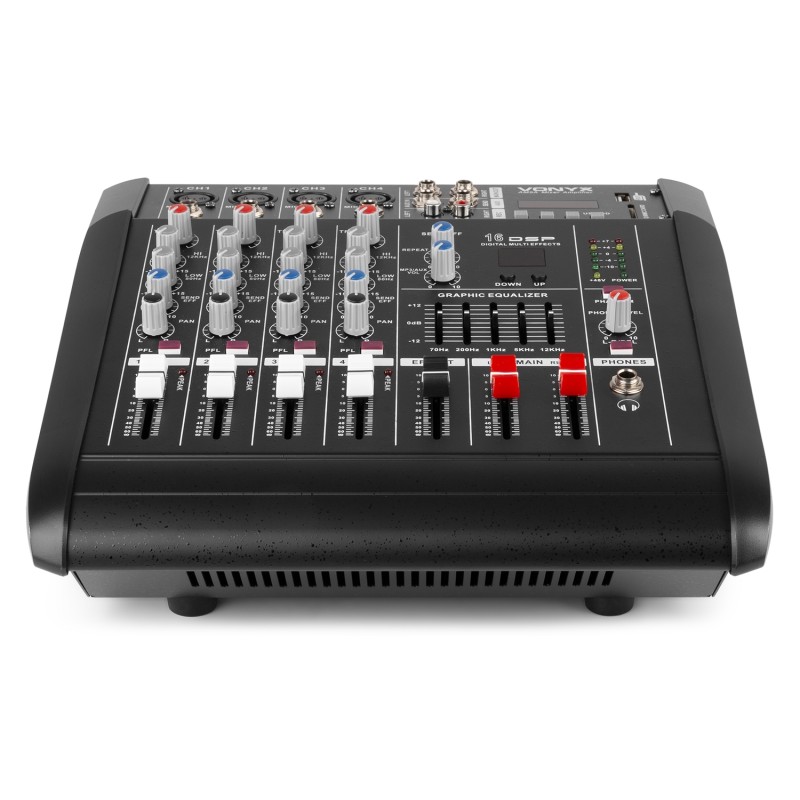 AM5A MEZCLADOR DE 5 CANALES CON AMPLIFICADOR DSP/BT/SD/USB/MP3