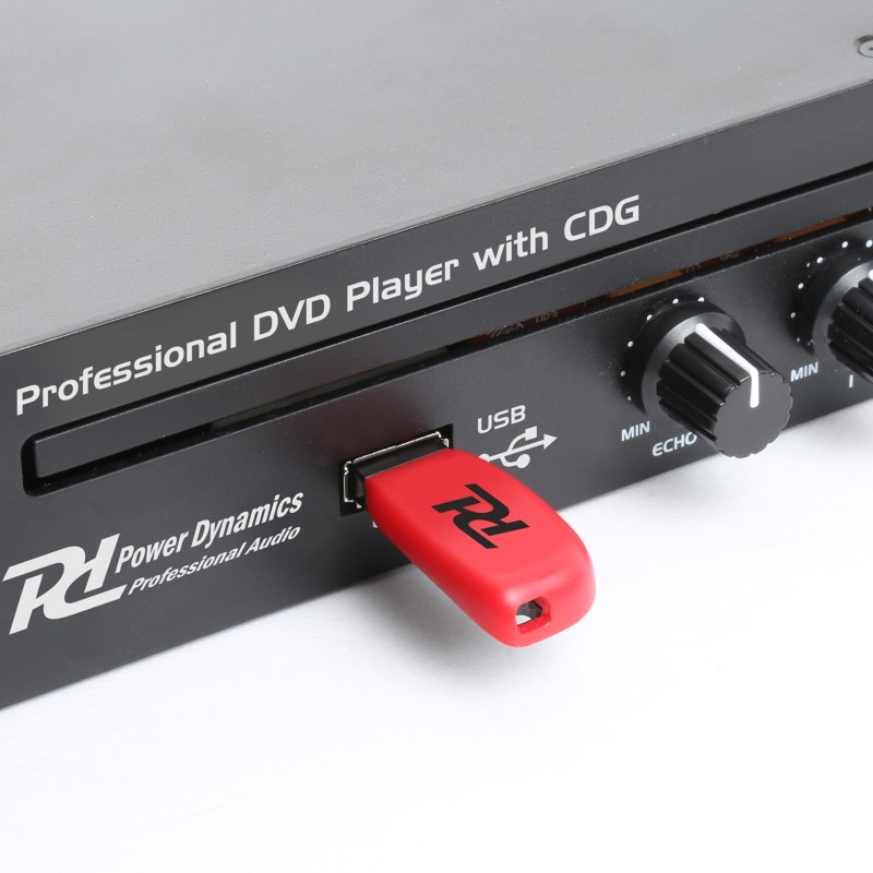 PDC150 REPRODUCTOR DVD DE 19" CON CD+G Y USB