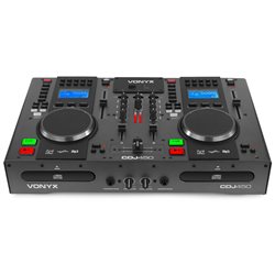 CDJ450 DOBLE REPRODUCTOR MEZCLADOR SOBREMESA CD/MP3/USB CON BT 2