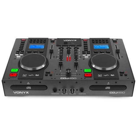 CDJ450 DOBLE REPRODUCTOR MEZCLADOR SOBREMESA CD/MP3/USB CON BT