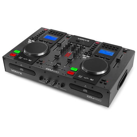 CDJ450 DOBLE REPRODUCTOR MEZCLADOR SOBREMESA CD/MP3/USB CON BT