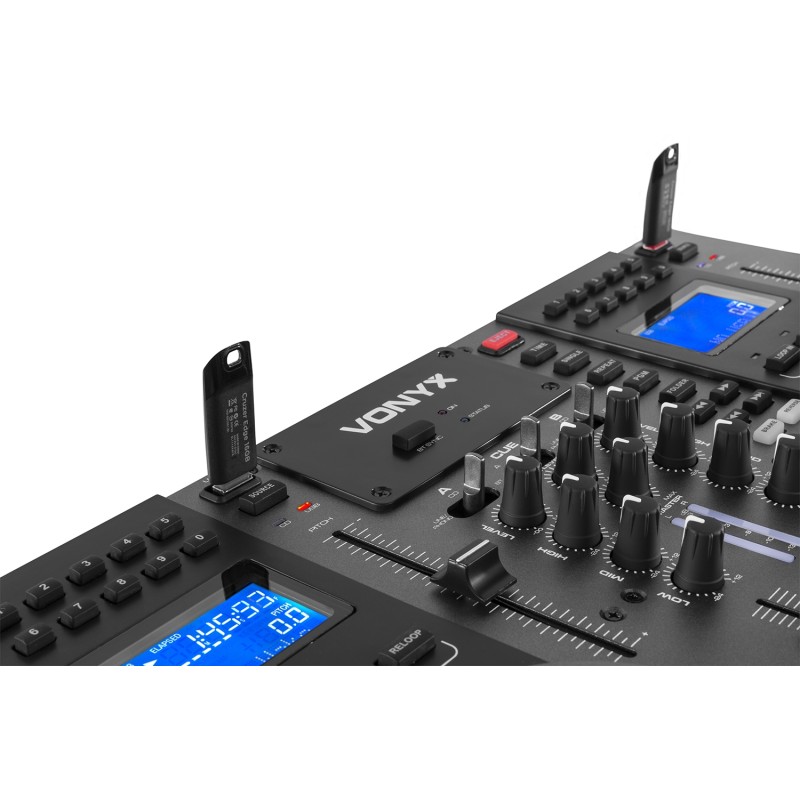 CDJ450 DOBLE REPRODUCTOR MEZCLADOR SOBREMESA CD/MP3/USB CON BT