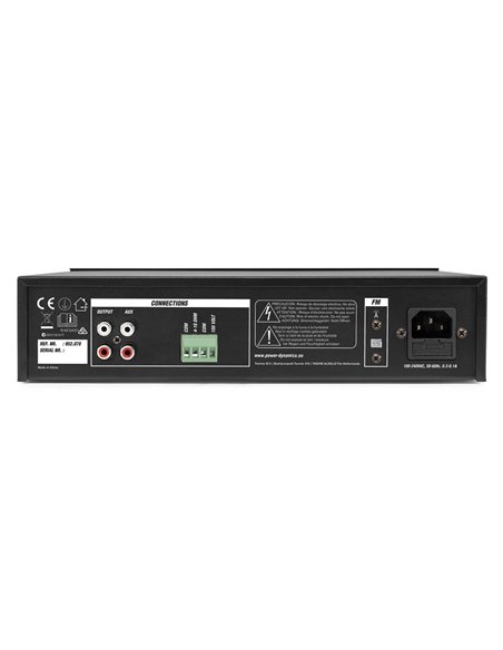 PDM45 MEZCLADOR – AMPLIFICADOR 100V CON BT Y REPRODUCTOR MEDIA 45W