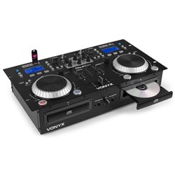 CDJ500 DOBLE REPRODUCTOR CON AMPLIFICADOR CD/MP3/USB/BT