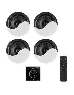 POWERLINE B100BSET CONJUNTO AMPLIFICADOR PARA EMPOTRAR EN PARED CON 2 ALTAVOCES DE TECHO