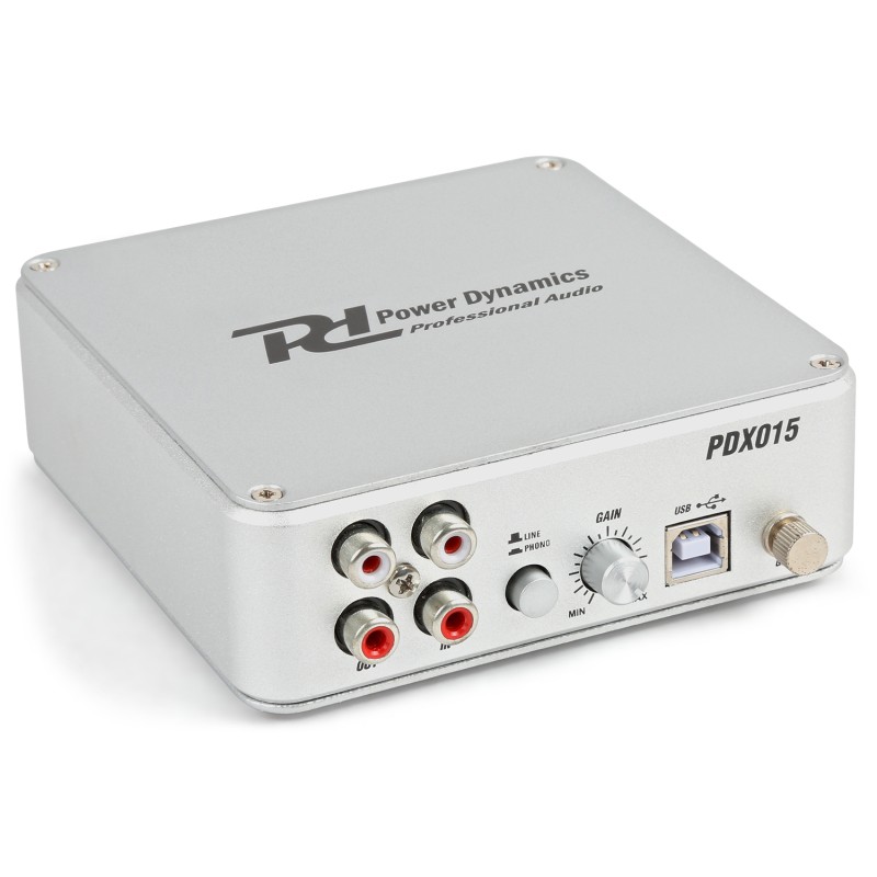 PDX015 USB PRE AMPLIFICADOR DE PHONO CON SOFTWARE