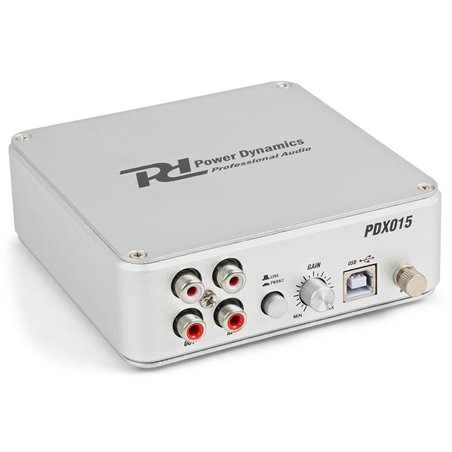 PDX015 USB PRE AMPLIFICADOR DE PHONO CON SOFTWARE