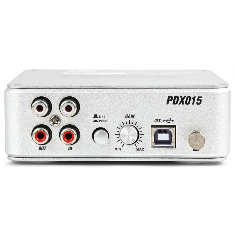 PDX015 USB PRE AMPLIFICADOR DE PHONO CON SOFTWARE