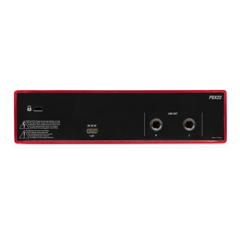 PDX22 USB AUDIO INTERFACE COMBI