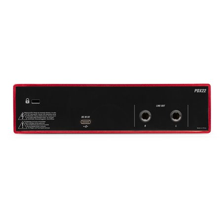 PDX22 USB AUDIO INTERFACE COMBI