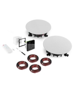POWERLINE A50BSET CONJUNTO AMPLIFICADOR PARA EMPOTRAR EN PARED CON 2 ALTAVOCES DE TECHO 2