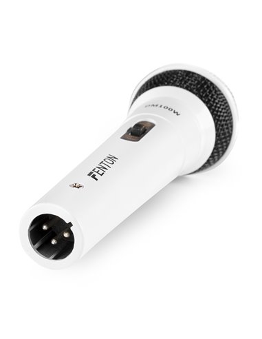 DM100W MICRÓFONO DINÁMICO BLANCO