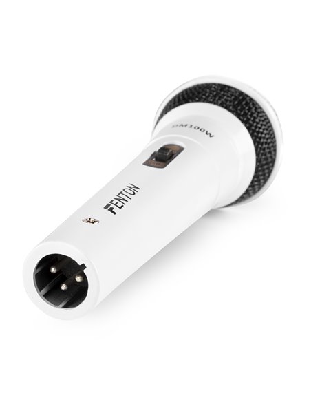 DM100W MICRÓFONO DINÁMICO BLANCO