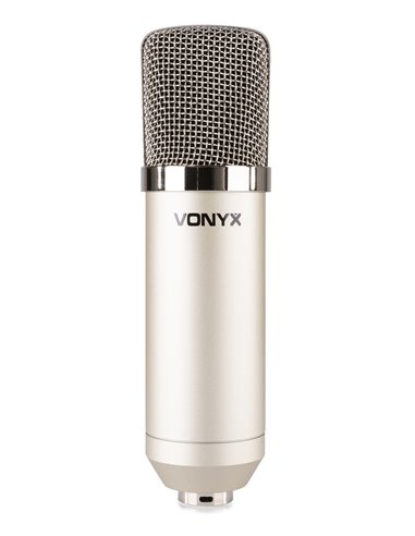 CM400 MICROFONO DE ESTUDIO DE CONDENSADOR PLATA