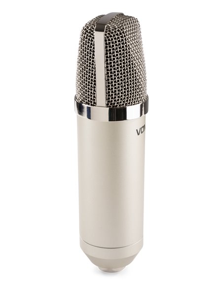 CM400 MICROFONO DE ESTUDIO DE CONDENSADOR PLATA