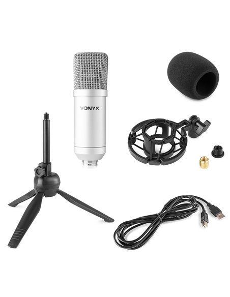 CM300S MICRÓFONO DE ESTUDIO USB PLATA