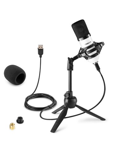 CM300W MICRÓFONO DE ESTUDIO USB BLANCO