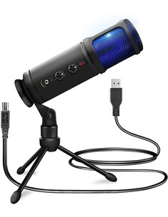 PCM120 CONJUNTO MICRÓFONO CONDENSEDOR USB