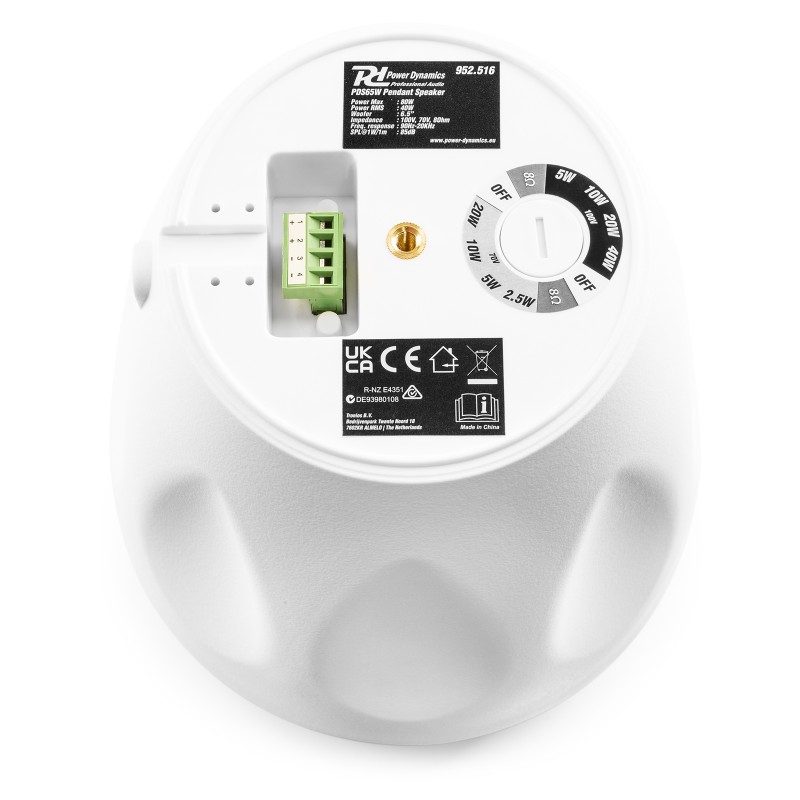 PDS65W ALTAVOZ COLGANTE 100V 6,5” BLANCO