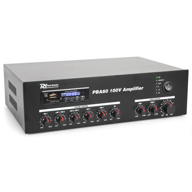 PBA60 AMPLIFICADOR LINEA 100V 60W