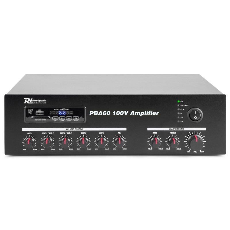 PBA60 AMPLIFICADOR LINEA 100V 60W
