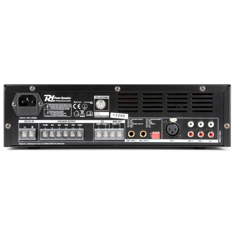 PBA60 AMPLIFICADOR LINEA 100V 60W
