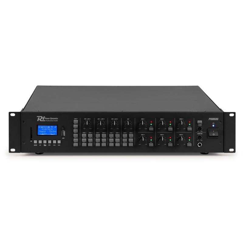 PRM606 AMPLIFICADOR MATRIX DE 6 ZONAS 6 X 60W LÍNEA DE 100V