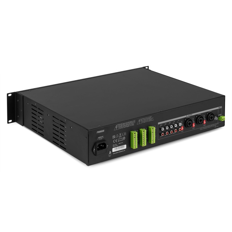 PRM606 AMPLIFICADOR MATRIX DE 6 ZONAS 6 X 60W LÍNEA DE 100V