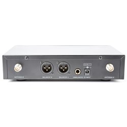 PD782 MICROFONO INALAMBRICO UHF 2X 8 CANALES CON 2 MICRÓFONOS