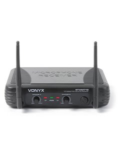 STWM712 MICROFONO VHF 2 CANALES DIVERSITY