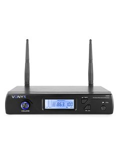 WM61B MICRÓFONO INALÁMBRICO UHF 16CH CON PETACA TRANSMISORA