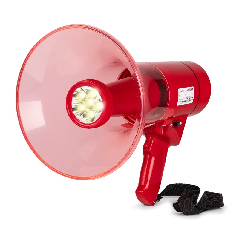 MEG050 MEGÁFONO 50W CON LUZ LED