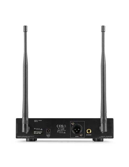 PD210 MICRÓFONO INALÁMBRICO DE MANO UHF 160-CANALES, SISTEMA TRUE DIVERSITY