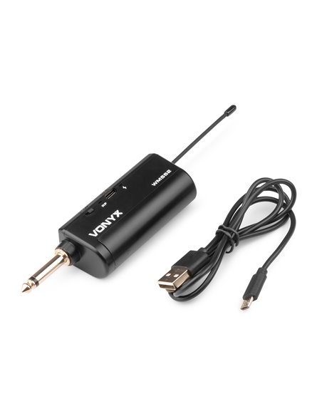 WM552B MICRÓFONO DE PETACA INALÁMBRICO UHF DUAL PLUG-AND-PLAY