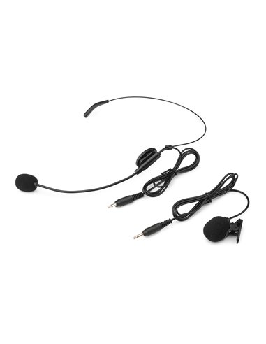 WM552B MICRÓFONO DE PETACA INALÁMBRICO UHF DUAL PLUG-AND-PLAY