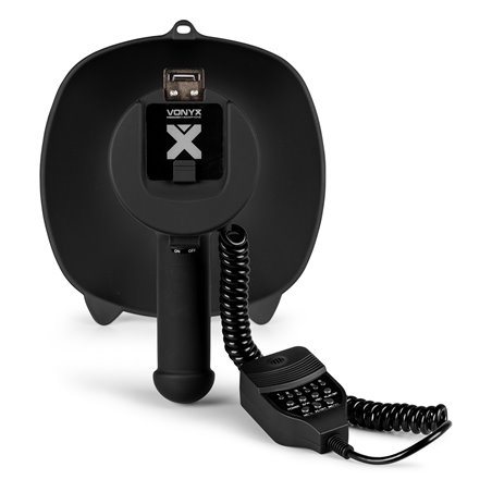 MEG090 MEGÁFONO 90W NEGRO MATE