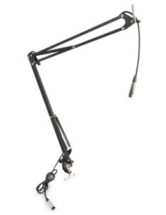 TS05 SOPORTE DE MESA PARA MICROS DE ESTUDIO CON CABLE INCORPORADO