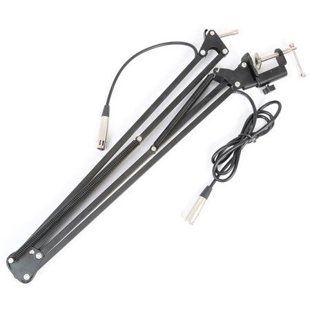 TS05 SOPORTE DE MESA PARA MICROS DE ESTUDIO CON CABLE INCORPORADO