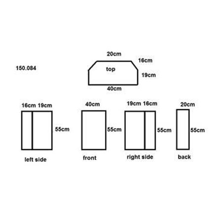 SC12 COBERTOR PARA BAFLE GENERAL 12"