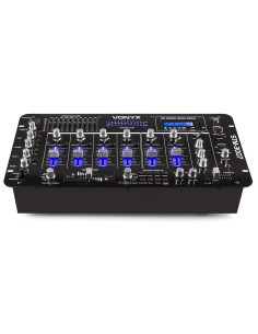 STM-3007 MEZCLADOR 6 CANALES SD/USB/MP3/LED/BT 19" 2