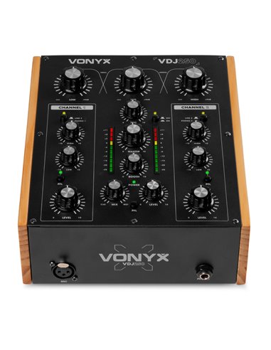 VDJ250 MEZCLADOR ROTATIVO DE DJ DE 2 CANALES