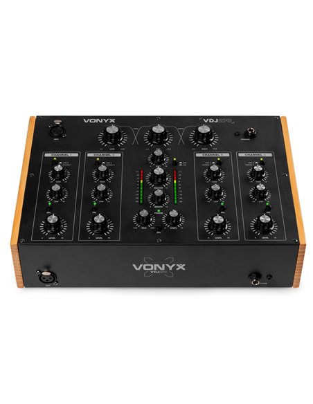 VDJ270 MEZCLADOR ROTATIVO DJ DE 4 CANALES