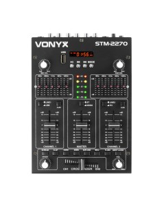 STM2270 MEZCLADOR DE 4 CANALES CON EFECTOS USB/MP3/BT