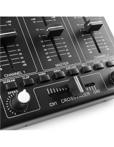 STM2270 MEZCLADOR DE 4 CANALES CON EFECTOS USB/MP3/BT