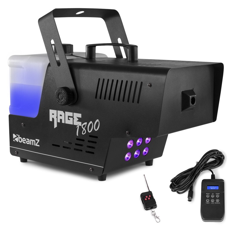 RAGE 1800LED MAQUINA DE HUMO CON TEMPORIZADOR