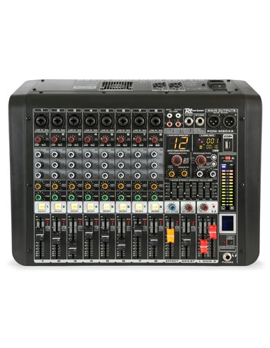 PDM-M804A MEZCLADOR DIRECTO AMPLIFICADO 8 CANALES